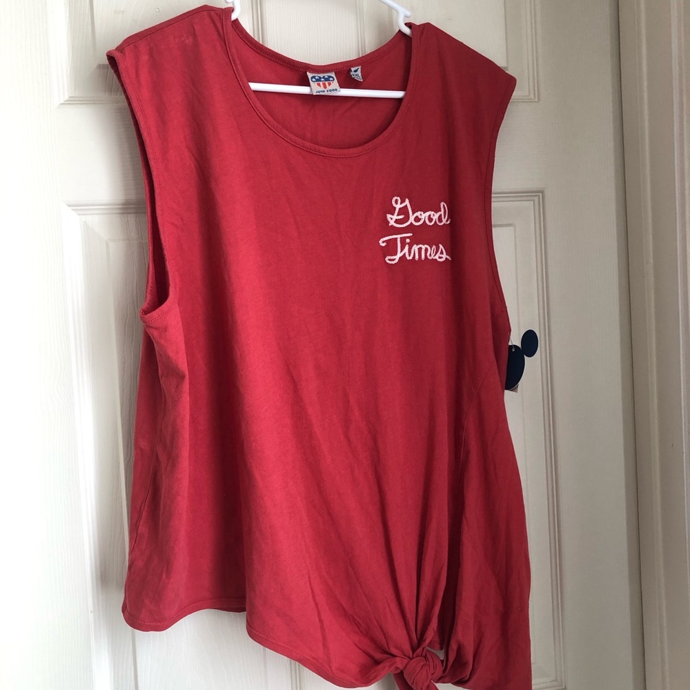 Junk Food tie bottom tank